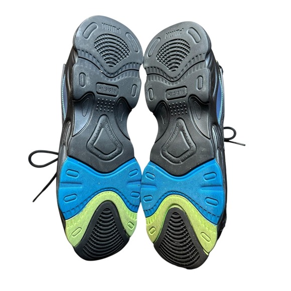 Puma RS Connect Drip Shoes Mens Size 11 Black Lime Blue Sneakers 38566101 - Picture 9 of 11